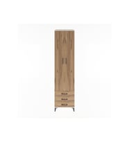 Hyperion Dolap 5 Raflı 3 Çekmeceli 2 Kapaklı 60x44x243 Aytaşı-Çam