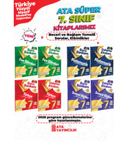 7. Sınıf Ata Süper Çalışma Kitabım + Soru Bankam Set - 8 Kitap
