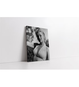 Siyah Beyaz Marilyn Monroe Kanvas Tablo