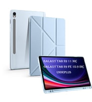 Samsung Galaxy Tab S10 Lite S10 FE S9 FE S9 11inç Kılıf Kalem Bölmeli Trifolding