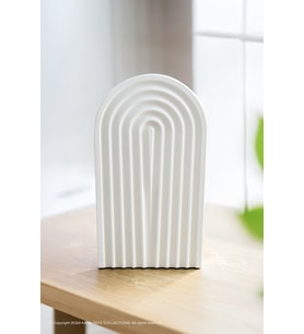 Dekoratif Beton Mini Sunum Tepsisi, Bej ve Kırık Beyaz Renkli Organizer