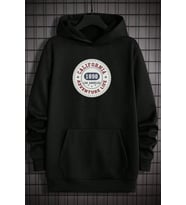 California Baskılı Oversize Sweatshirt (Siyah)