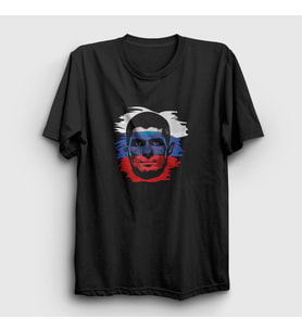 Presmono Unisex Siyah Russia Ufc Khabib Nurmagomedov T-Shirt 315981tt
