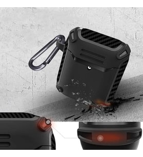 Airpods Pro/Pro 2 ve 3.Nesil Uyumlu Kulaklık Kılıfı - Dayanıklı Fundamental Toz ve Kirden Koruyan Kılıf (Siyah)