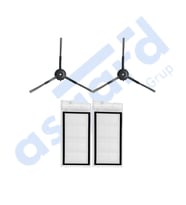 Roidmi Eve - Eve Plus Uyumlu 2 Yan Fırça 2 Filtre PKT-iasgf0000672
