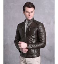 MOTORCU TARZI MONT SPOR KESİM KAHVE RENK (Kahverengi)