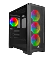 POWERBOOST VK-G4306S 4-ARGB FANLI GAMING MID-TOWER PC KASASI 360MM SIVI SOĞUTUCU DESTEĞİ