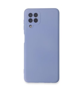 Samsung Galaxy A22 Kılıf Nano içi Kadife Silikon - Lila