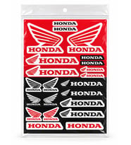 Honda Motosiklet Sticker Etiket Seti A4 Orj. Tasarım İthal