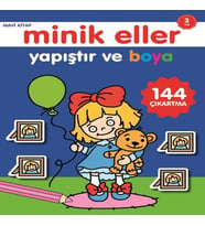 Minik Eller Yapıştır Ve Boya - Mavi