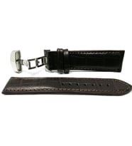Hertür Saate Uygun  Kelebek  Toka  22 mm Kahverengi  Kordon
