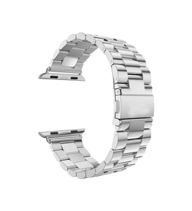 ScHitec 42-49mm Yeni Nesil Apple Uyumlu Akıllı Saat Kordonu Metal Gri