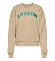 ONLJOLANA L/S GLITTER O-NECK SWT (Bej)