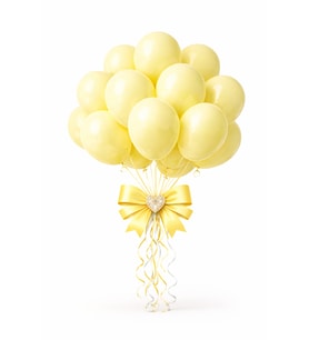 Beysüs Sarı Makaron Balon 20 adet 12inç