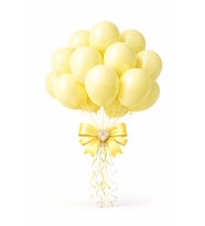 Beysüs Sarı Makaron Balon 20 adet 12inç