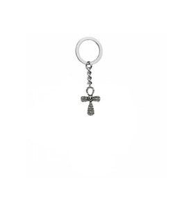 İşlemeli Ankh Sembolü Metal Anahtarlık – Unisex Antik & Gotik Aksesuar