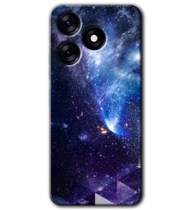 Tecno Spark 10 Pro Kılıf HD Desen Baskılı Kılıf - Galaksi