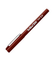 ARTLİNE EK-200N FİNELİNER KEÇE UÇLU KALEM 0.4mm KOYU KAHVE