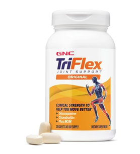 GNC TriFlex Joint Support, Glucosamine and MSM, 120 Count (40 Servings).