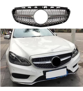 Mercedes W212 E Seris Diamond Ön Panjur Izgara 2013-2015 Makyajlı