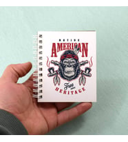 Hediyelik American Tasarım Motto Blok Not Defteri