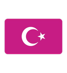 Cg Şeffaf Pembe Bayrak Far Filmi