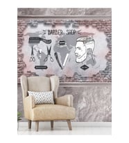 Dreamwall Kuaför Malzemeleri Desenli Isı Ve Ses Yalıtımlı Sağlıklı Tekstil Duvar Kağıdı (Gri)