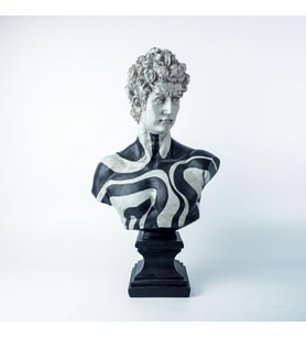 David 'Black Wave' Dekoratif Heykel, Pop Art Roma Yunan Heykelleri