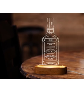 BK Gift Kişiye Özel Bar Tasarımlı Led Lamba, Gece Lambası, Ev Dekorasyonu, Işıklı Pleksi Biblo-22