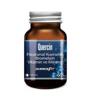 Quercin Fitozomal Kuersetin Bromelain Vitamin ve Mineral 60 Kapsül