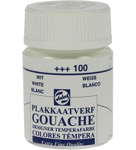 Talens Gouache Jar 16ml Guaj Boya White / 100