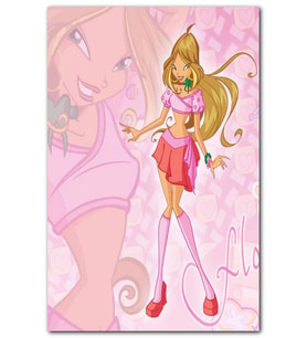 Cakatablo 3 Sezon Winx Club Florası MDF Tablo