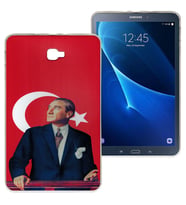 Samsung Galaxy Tab T580 Baskılı Silikon Kılıf BK-38