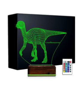 Luvivia Dinozor Lesothosaurus 3D Lamba - Masa Gece Lambası