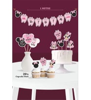 İlk Dişim Çıktı Pink Minnie Mouse Temalı - Diş Buğdayı Seti
