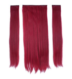 Mulvxprk  Prk02 Fiber Sentetik Düz Yarım Ay + 2 Yan Çıt Çıt - Kızıl (Mulvix)