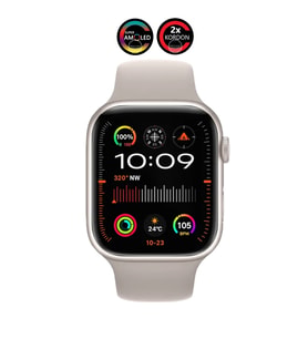 Watch 8 Pro Amoled 45mm 1,9 inç Ekran PR-9HK Pusulalı Vidalı Kilitli 2 Kordonlu Akıllı Saat