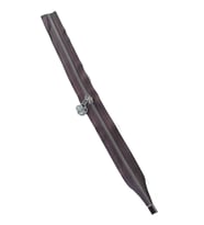 Angel Çanta Aksesuar Tek Stoplu 45 Cm Fermuar Gümüş Metal Kahverengi Renk