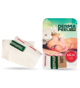 Dermapeel Kalın Floş Banyo Kesesi