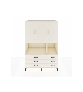 Kronos Dolap 6 Raflı 6 Çekmeceli 3 Kapaklı 132x59x195 Aytaşı-Aytaşı/Aytaşı