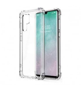 Blogy P30 Pro ile Uyumlu Crystal Fit Kılıf Crystal Clear (Şeffaf)