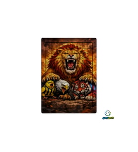 Ghostbastır Design Galatasaray Aslan 99 Parça Ayaklı Puzzle – Dekoratif Çocuk Yapbozu 0158