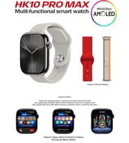Watch 10 Hk10 Pro Max Orjinal Tüm Telefonlara Uyumludur (Kırmızı)
