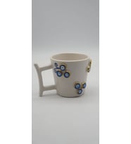 Altın Yaldız 3lü Nazar Fincan Mug (Karışık)