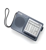 TECSUN R-9012 Taşınabilir Analog Radyo Kısa Dalga FM Stereo Alıcı 12 Bantlı Dünya Radyosu