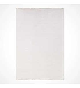 Makine Kaymaz Yıkanabilir Beyaz Dokulu Triko Salon Halısı Mutfak Halısı Koridor Halısı Yolluk 2310AK
