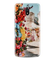 Xiaomi Redmi 8A 8 Pro 9C 9T 10C 11T Pro Kılıf Desenli Silikon Gerçek Çiçekler 1743