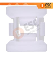 Opel Corsa B Tigra A için 10 Adet Far Plastik Klipsi Beyaz 1218604, 90386374