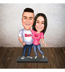 KİŞİYE ÖZEL KARİKATÜR ideal çift BİBLOSU