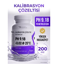 PH Metreler için Kalibrasyon Sıvısı Ph 9.18 200ml
